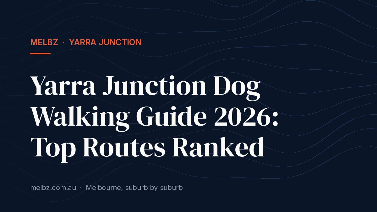 Title card: Yarra Junction Dog Walking Guide 2026: Top Routes Ranked