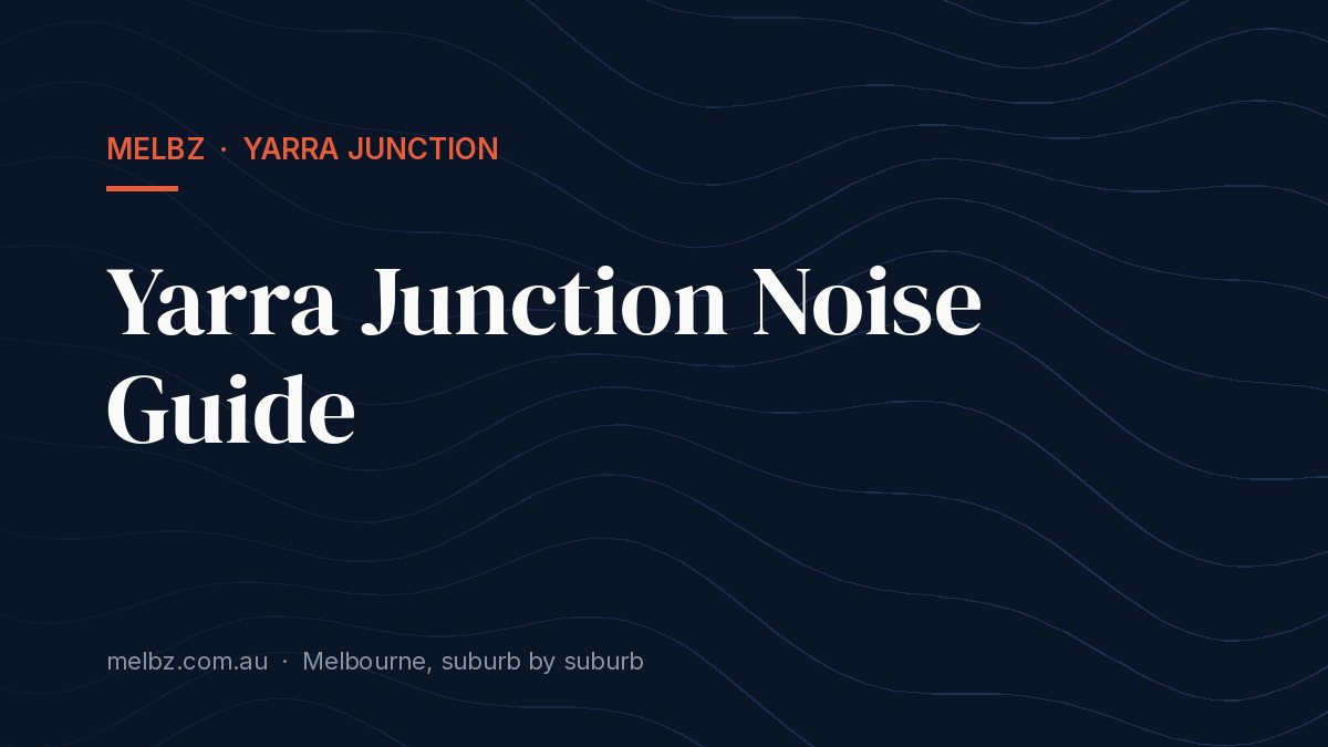 Title card: Yarra Junction Noise Guide