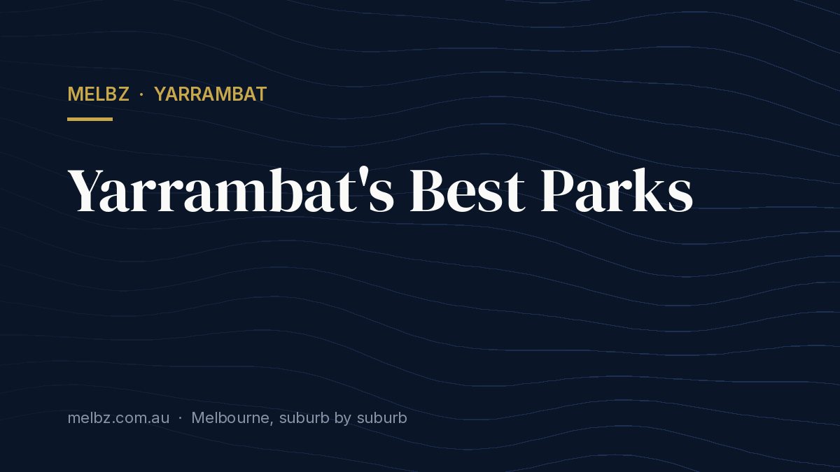 Title card: Yarrambat's Best Parks