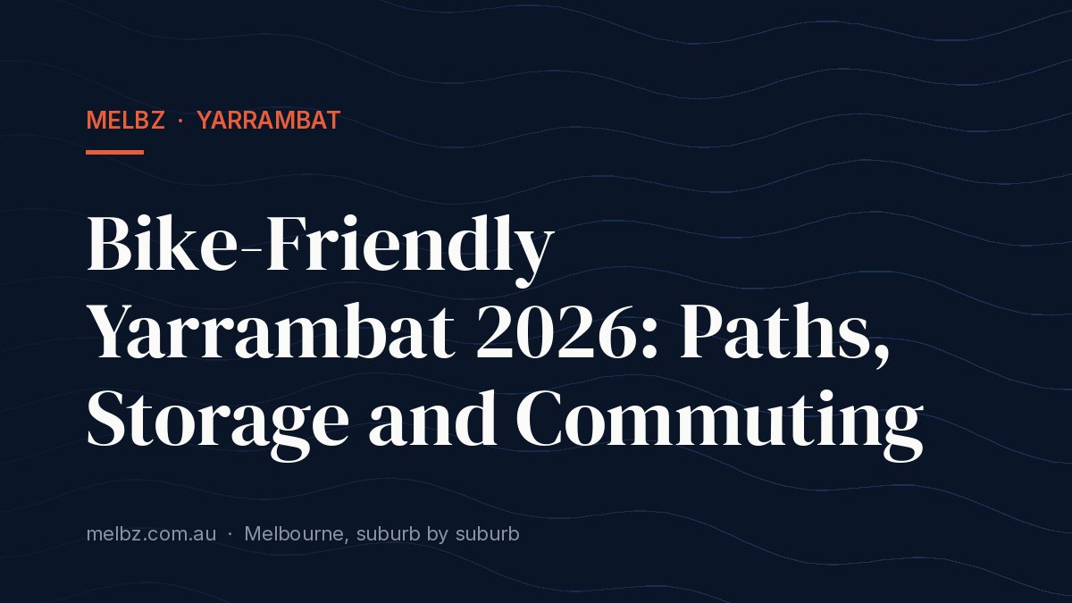 Title card: Bike-Friendly Yarrambat 2026: Paths, Storage and Commuting