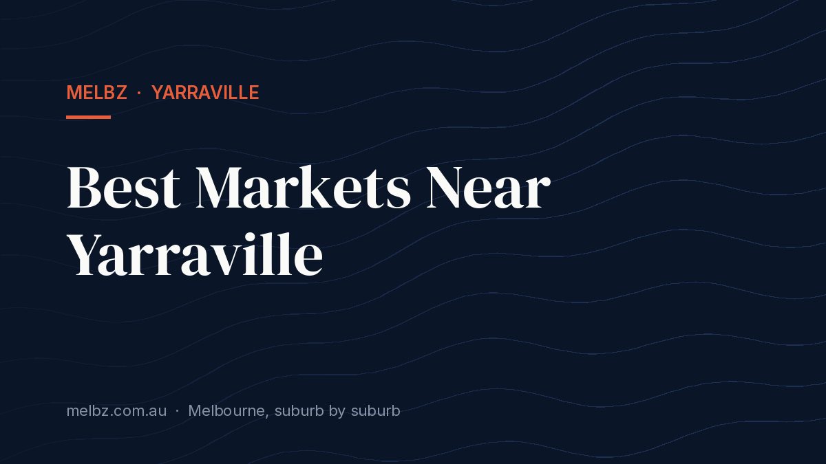 Title card: Best Markets Near Yarraville
