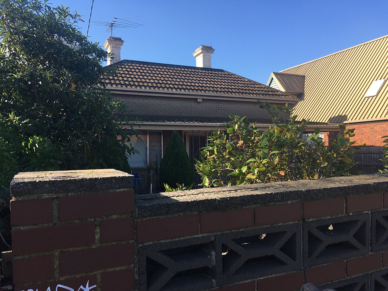 1950s brick house