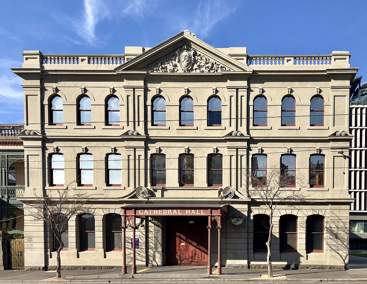 ACU Central Hall, Victorian facade