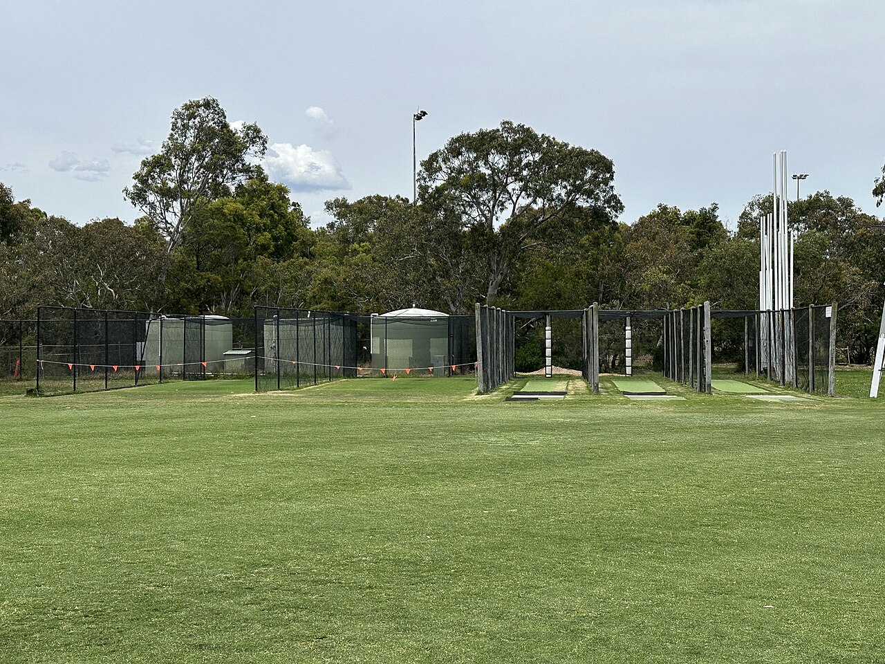Basil Reserve with trees around the lawn