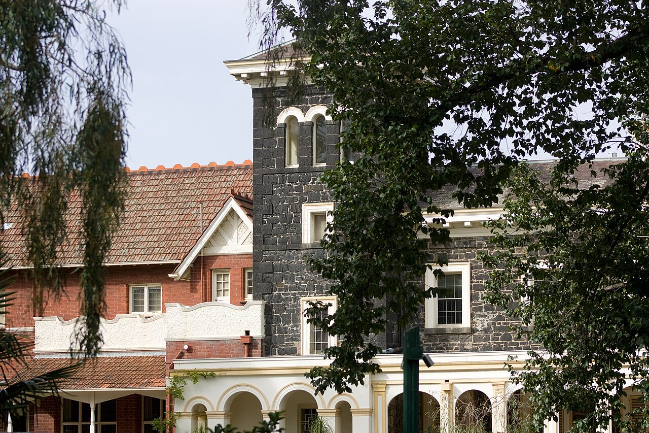 Bishopscourt, bluestone residence in East Melbourne