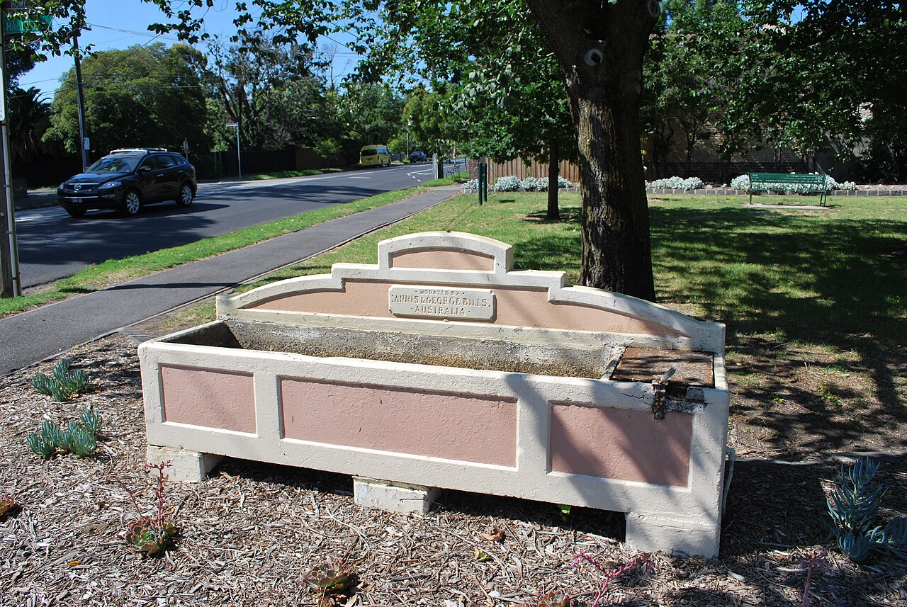 Historic horse trough in Brighton