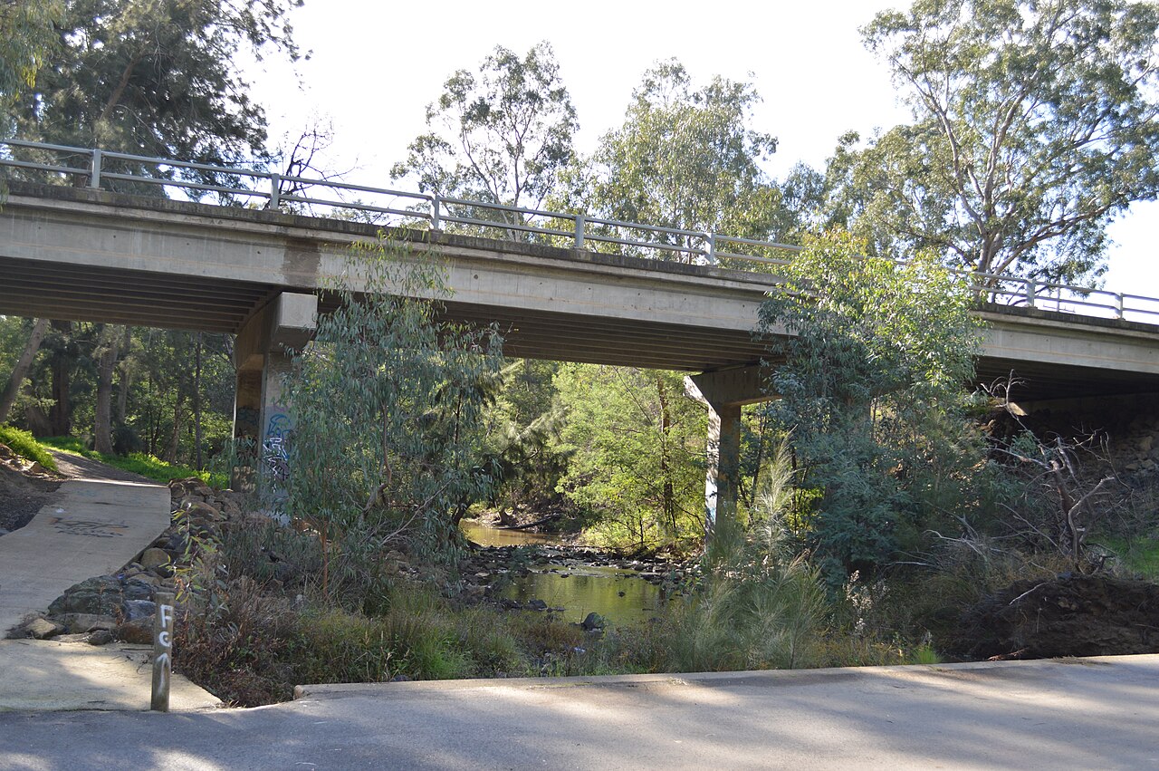 Bridge over Sunday Creek in Broadford