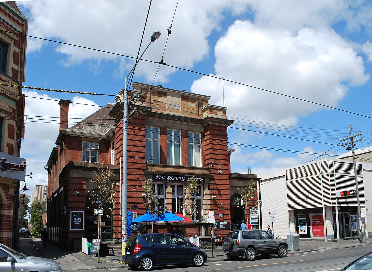 Brunswick Penny Black Cafe in a red-brick building