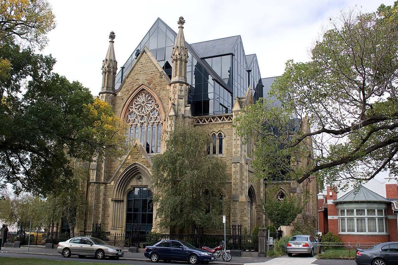 Cairns Memorial Presbyterian Church, a Gothic bluestone church