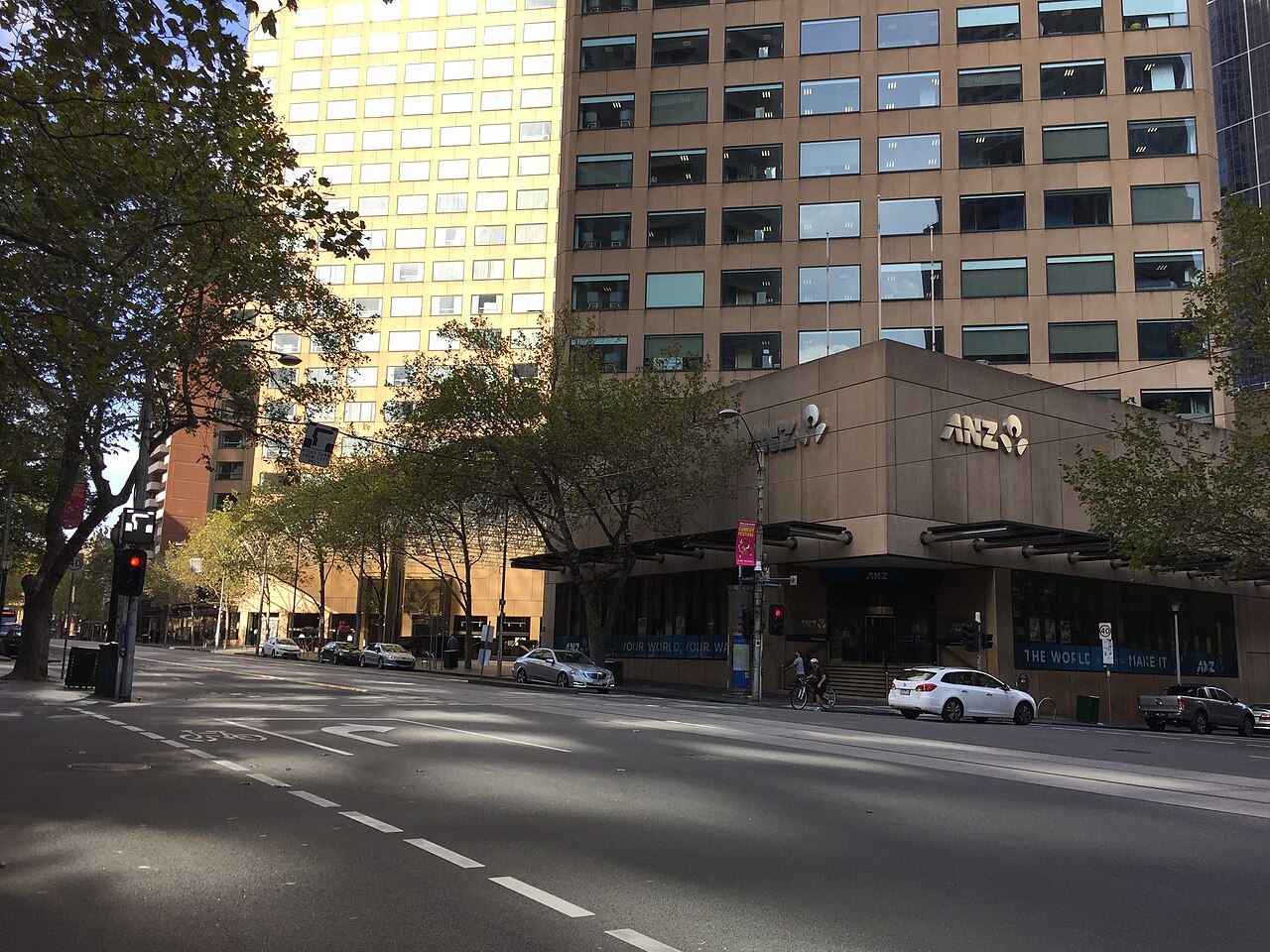 Corner of Collins Street and Exhibition Street