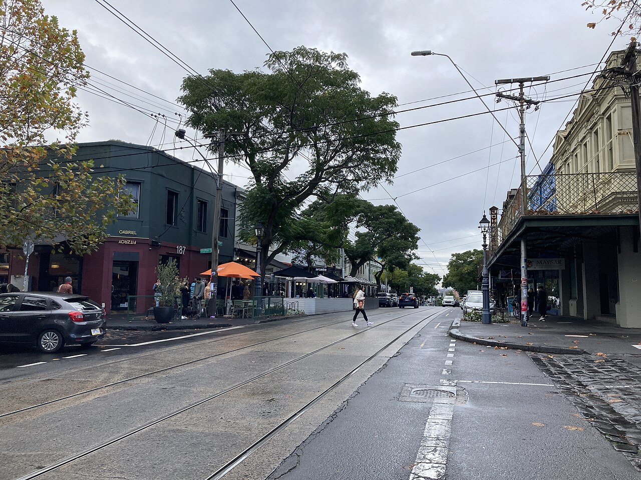 Corner of Gertrude and George Streets