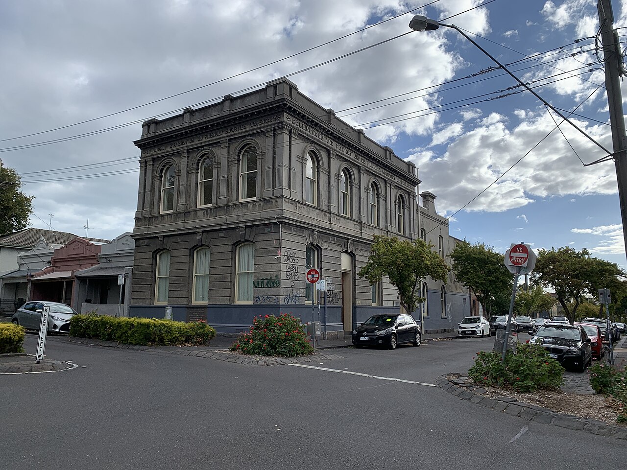 Fitzroy Russian House on a street corner