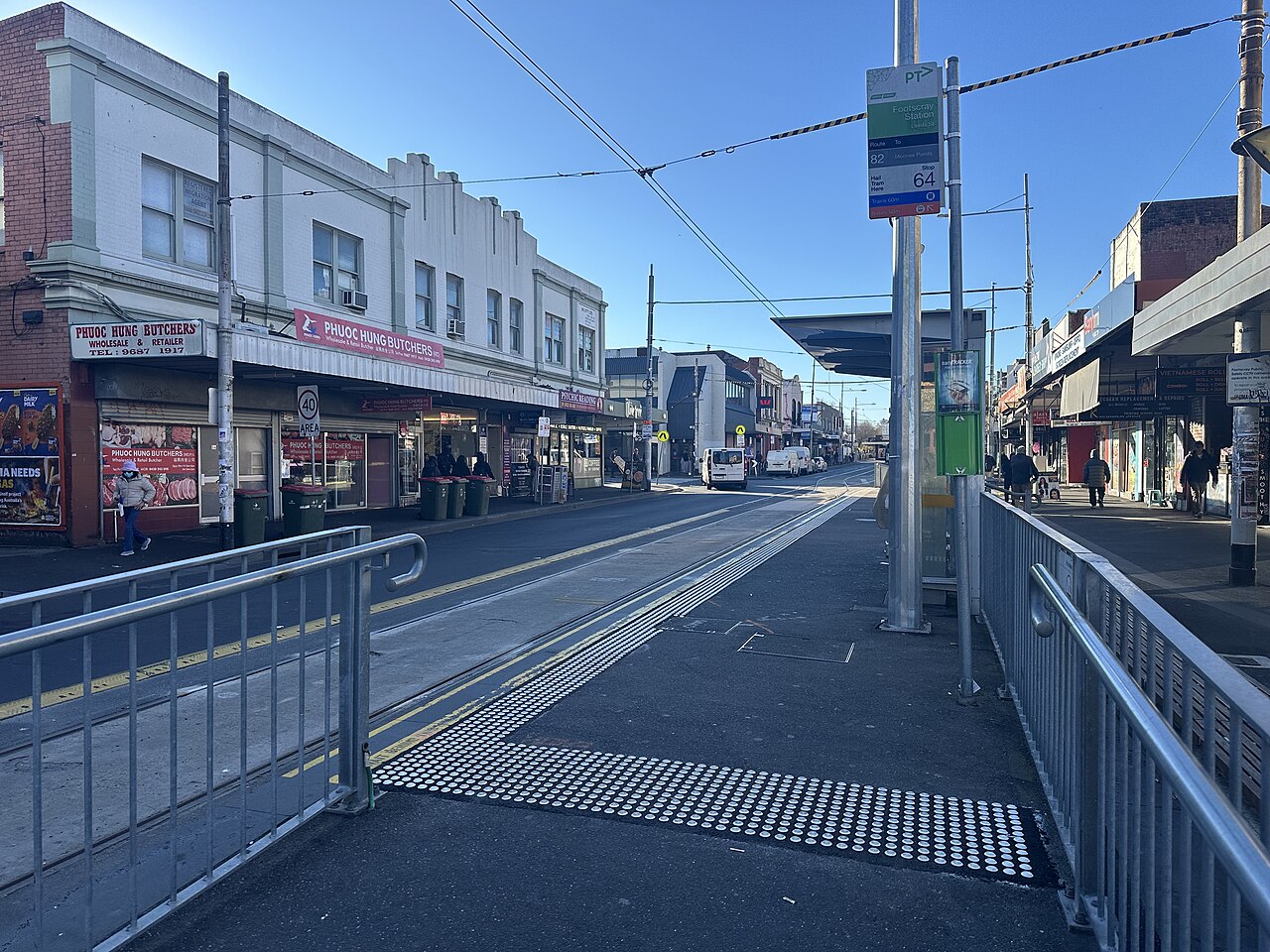 Footscray Station tram stop
