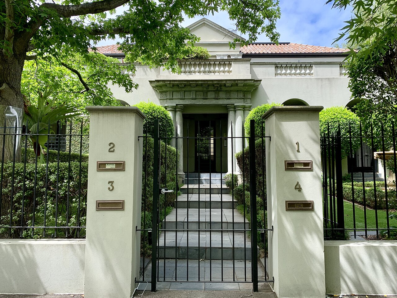 Gate and house in Brighton