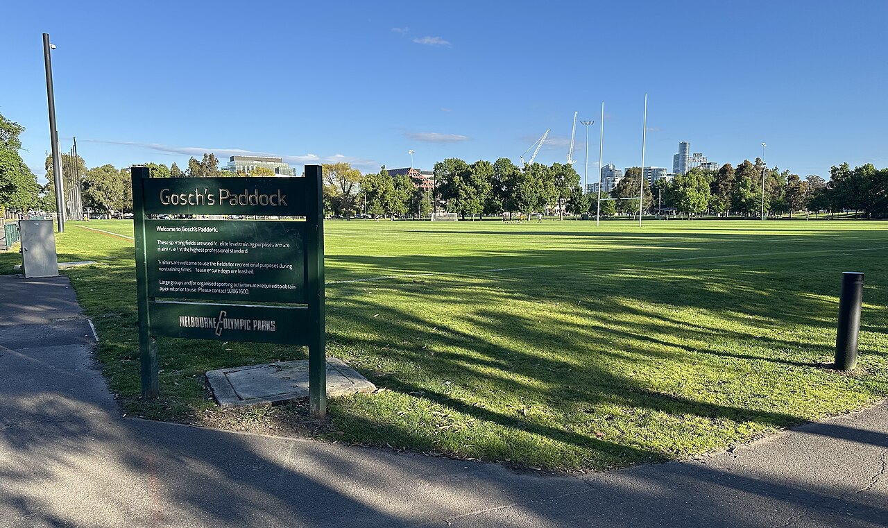 Gosch's Paddock sports field