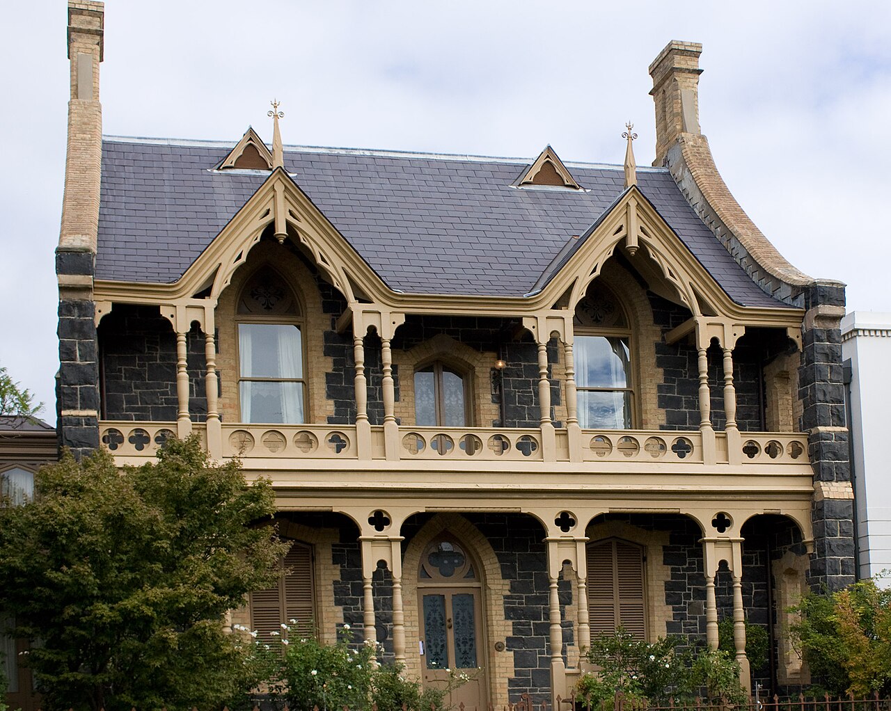 Gothic house in Hotham Street, East Melbourne