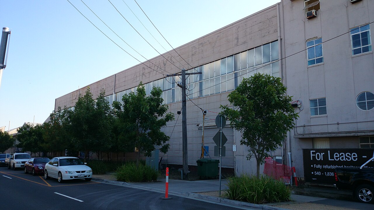 Hangar on Wirraway Road at Essendon Airport