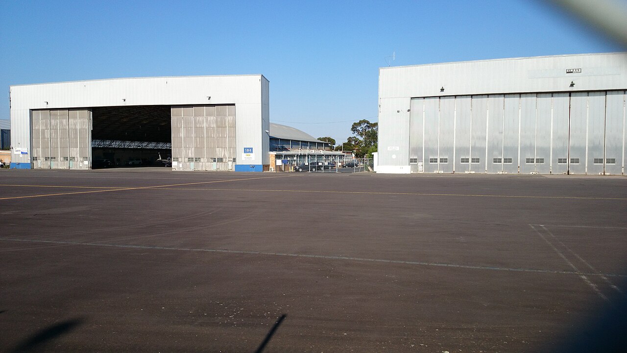 Hangars located at Essendon Airport