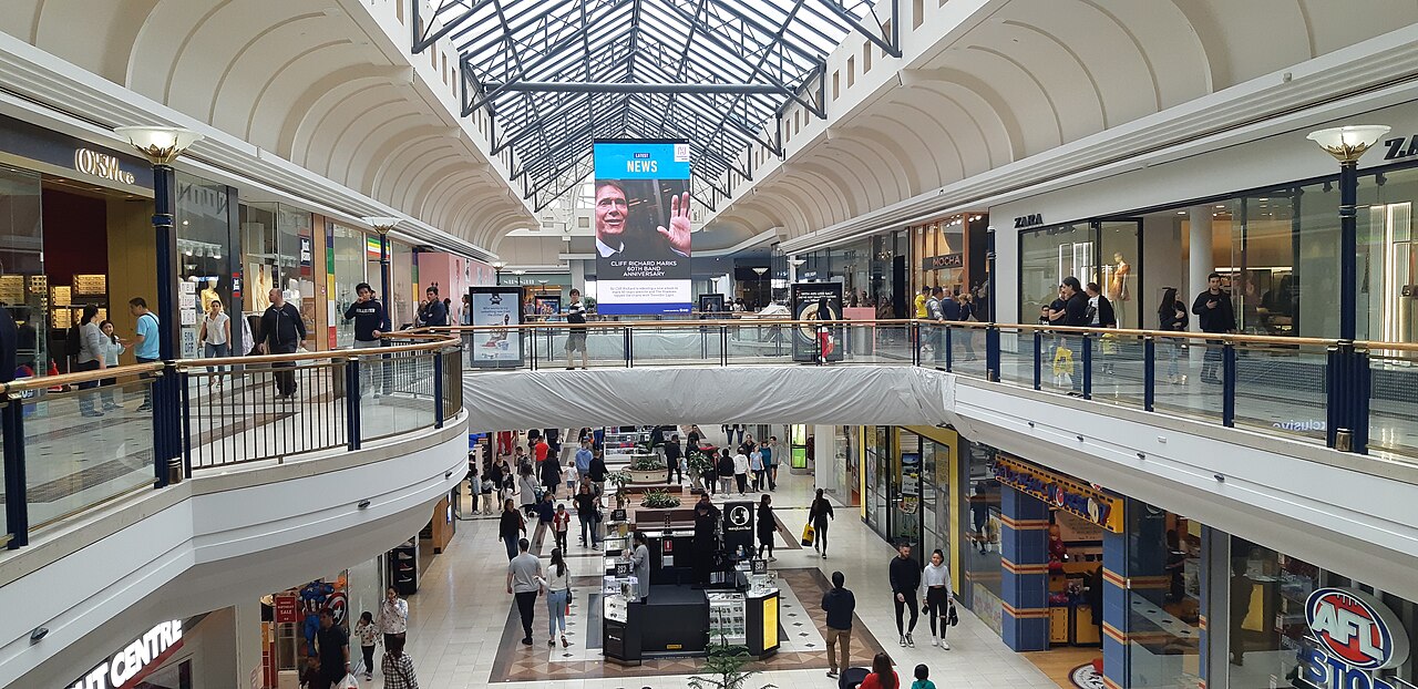 Arcade inside Highpoint Shopping Centre