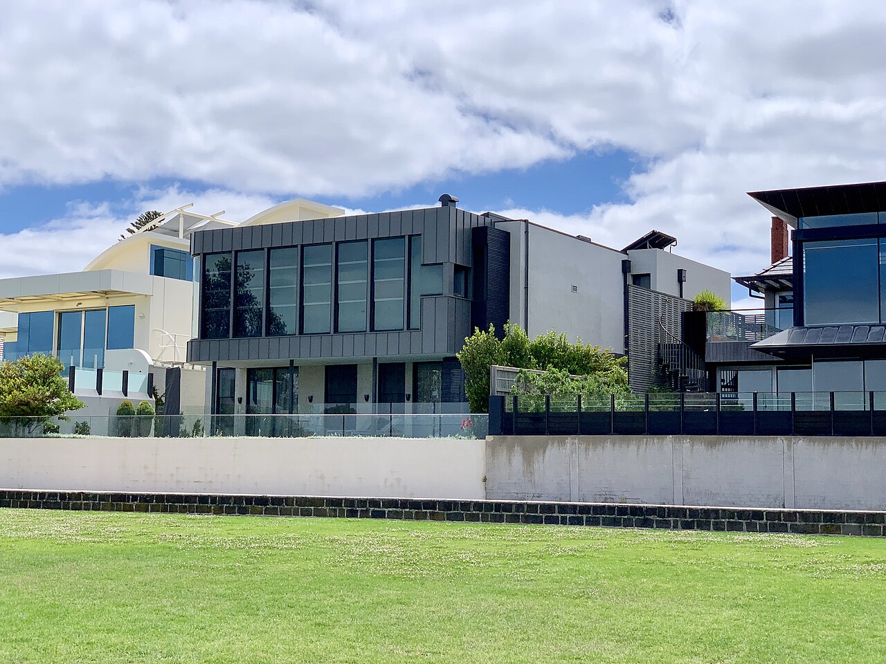 Modern house on the Brighton foreshore