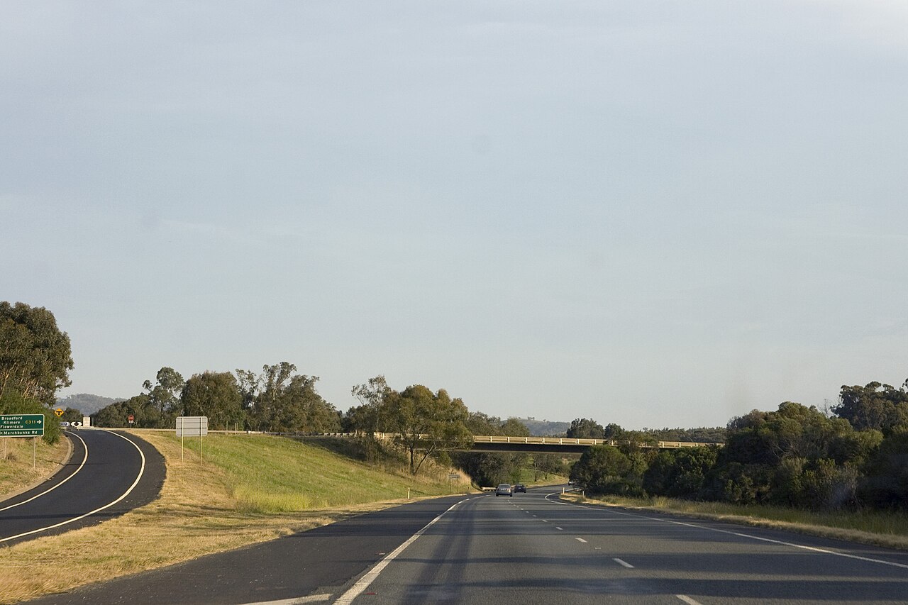Hume Freeway southbound