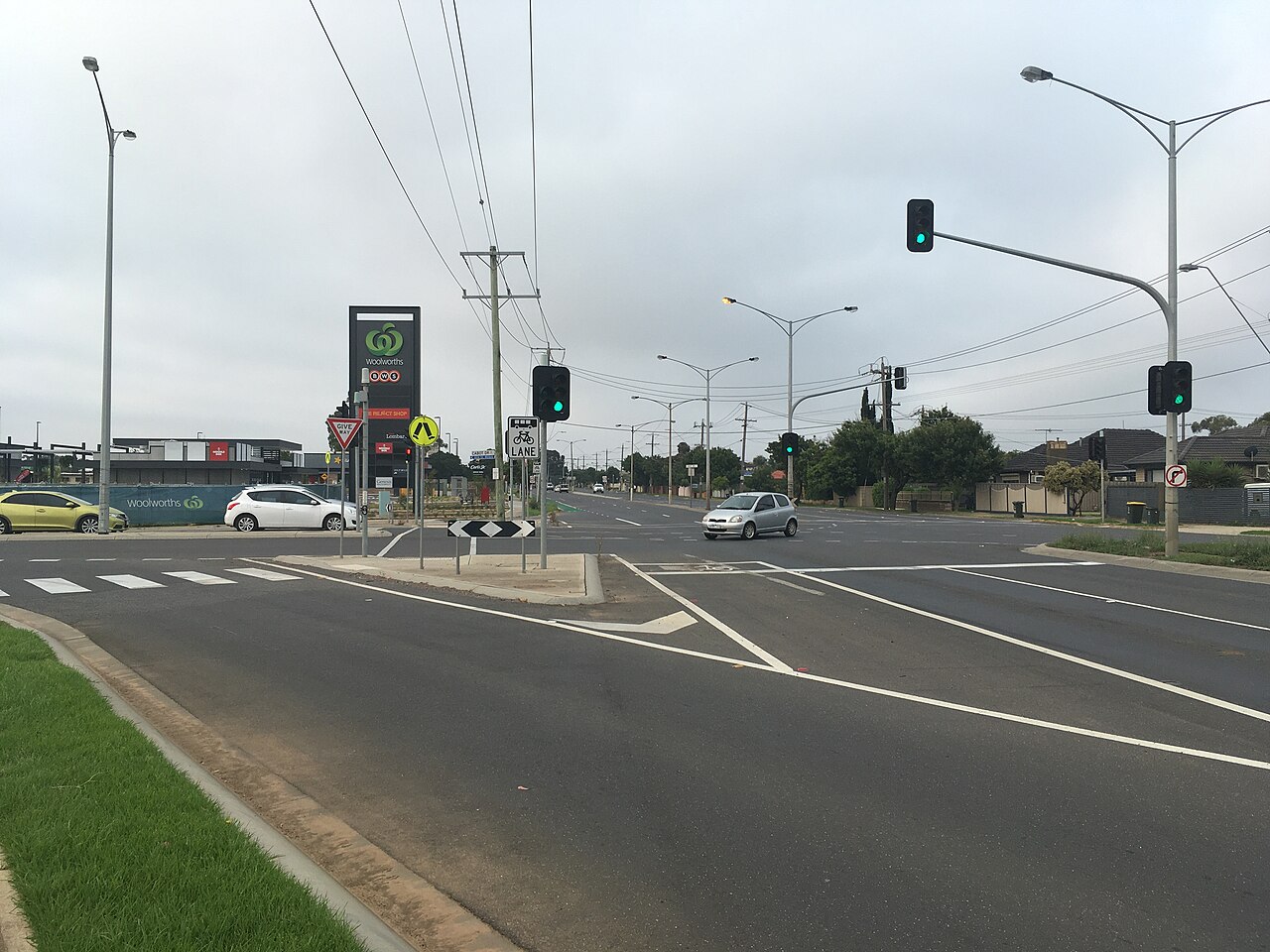 Intersection of Millers Road and Cabot Drive