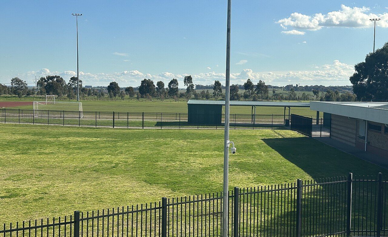 Playing field at John Ilhan Memorial Reserve