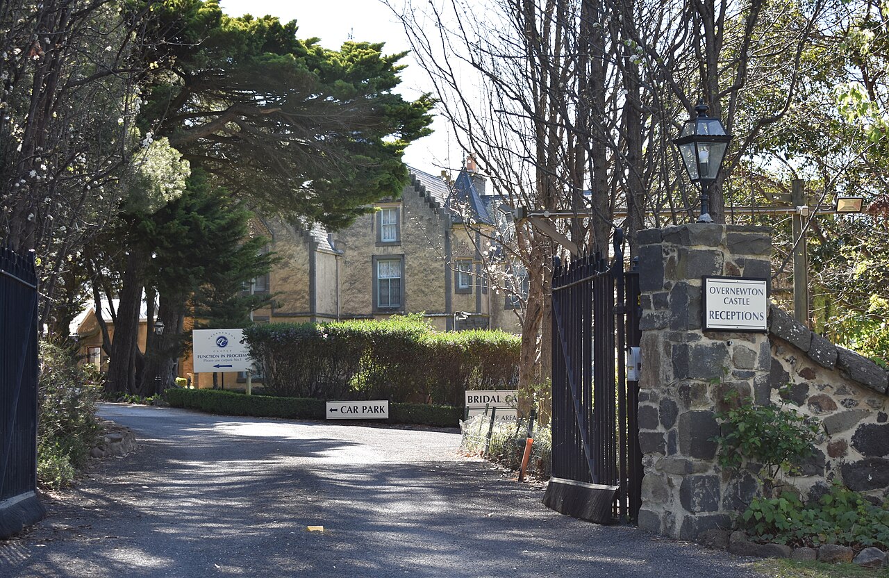 Entrance gates of Keilor Overnewton Castle