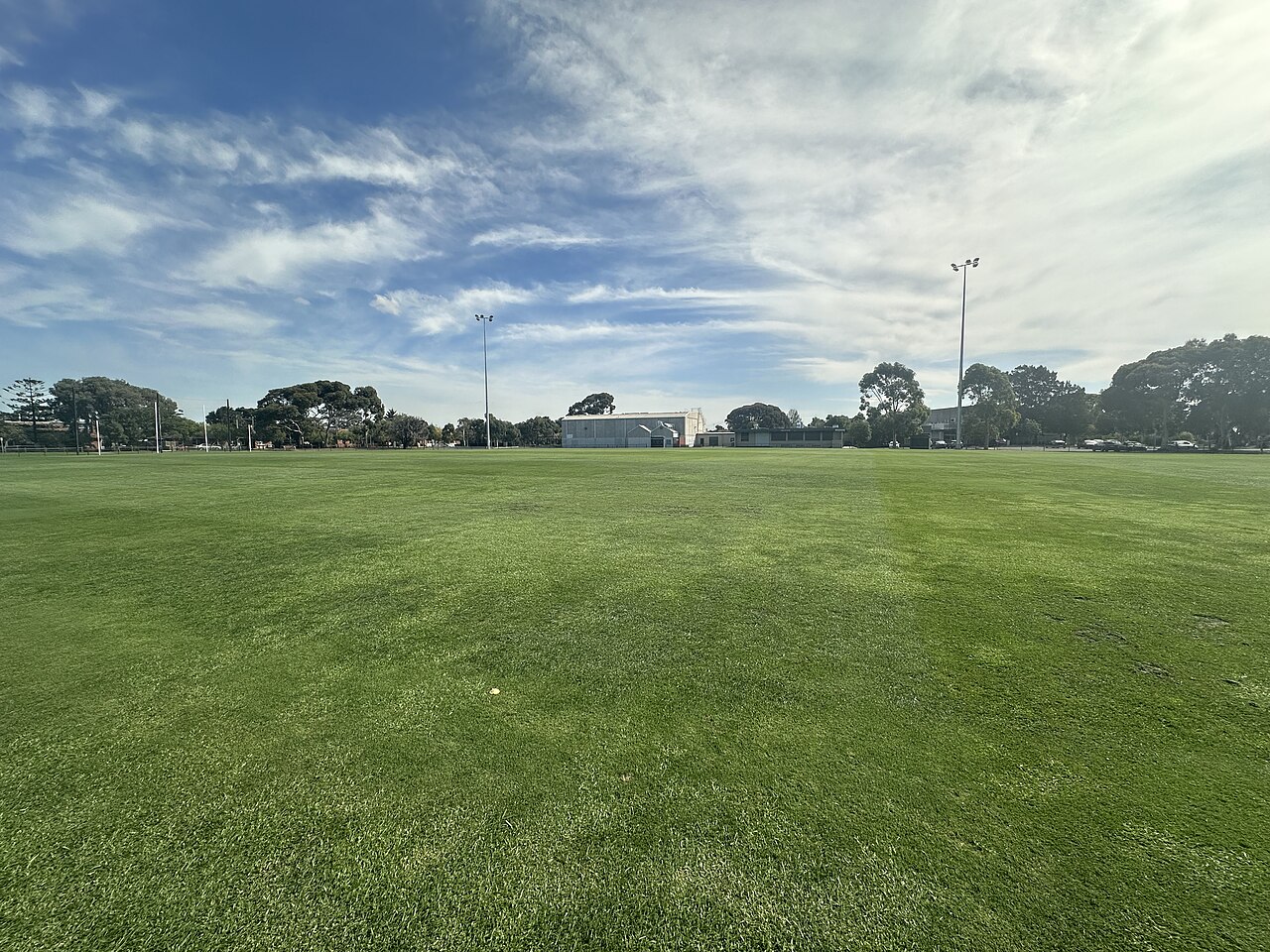 Open grass at Kinder Smith Reserve