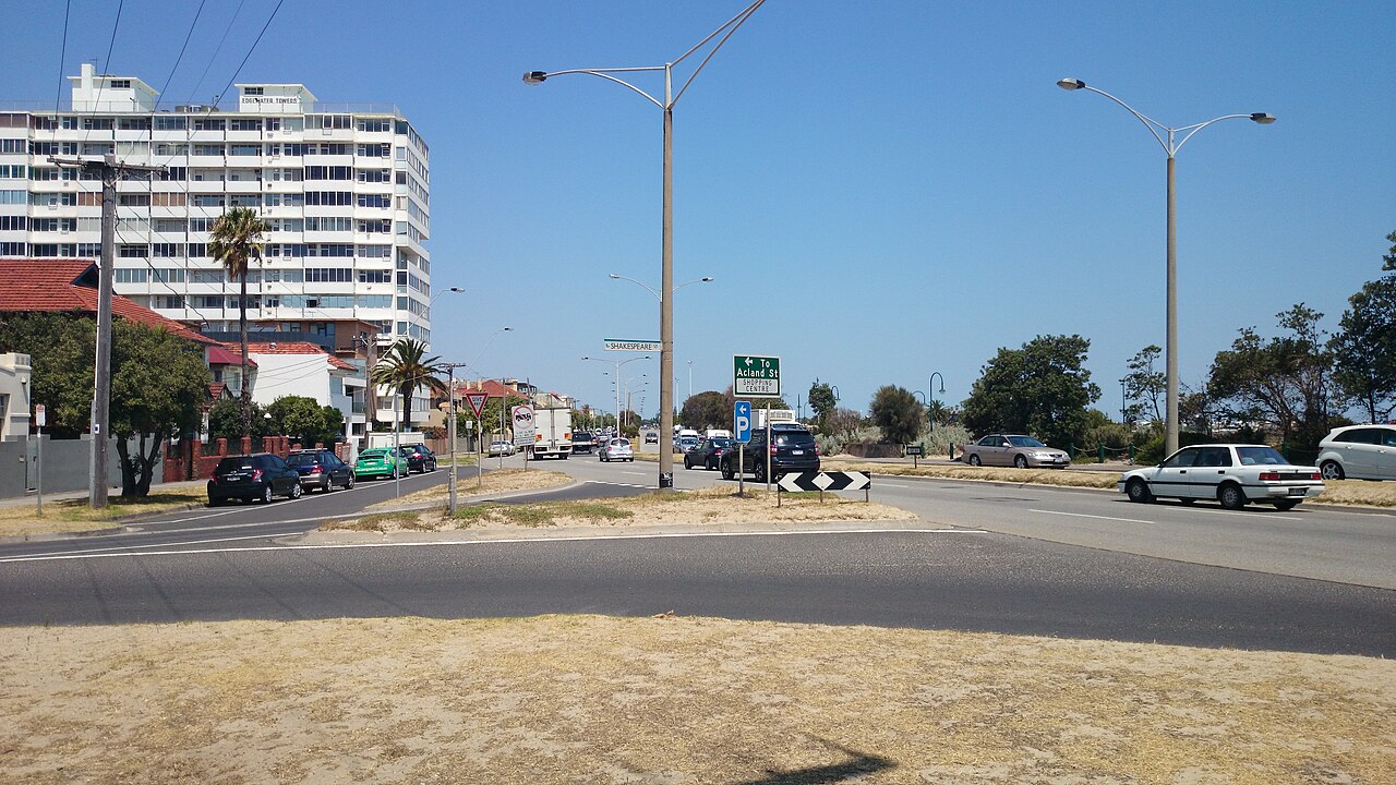 Marine Parade viewed from Shakespeare Grove