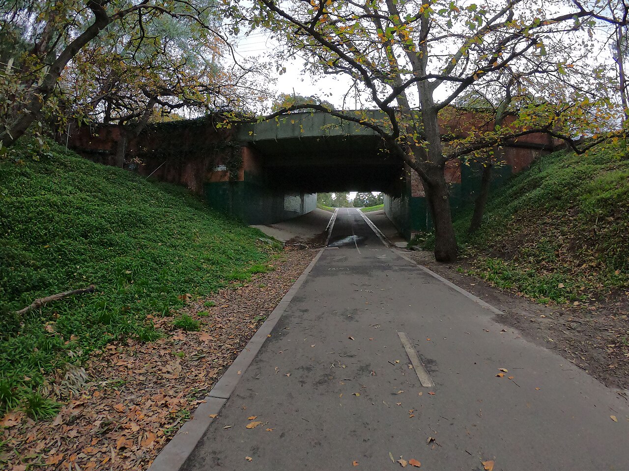 Outer Circle Trail at the Rubens Grove bridge