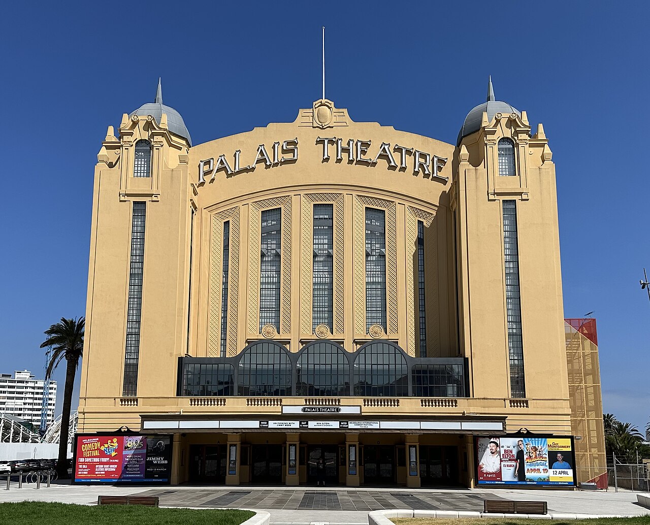 Front facade of the Palais Theatre, St Kilda