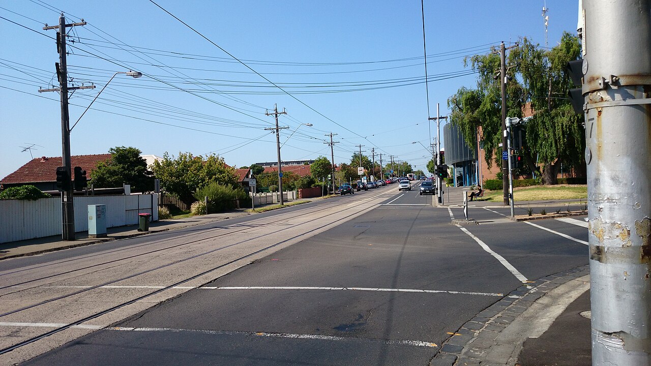 Pascoe Vale Road at Moonee Ponds
