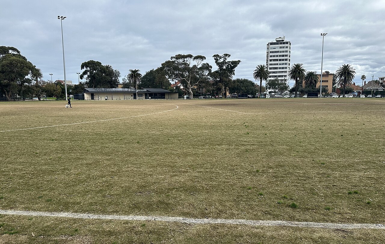 Open playing field at Peanut Farm Reserve