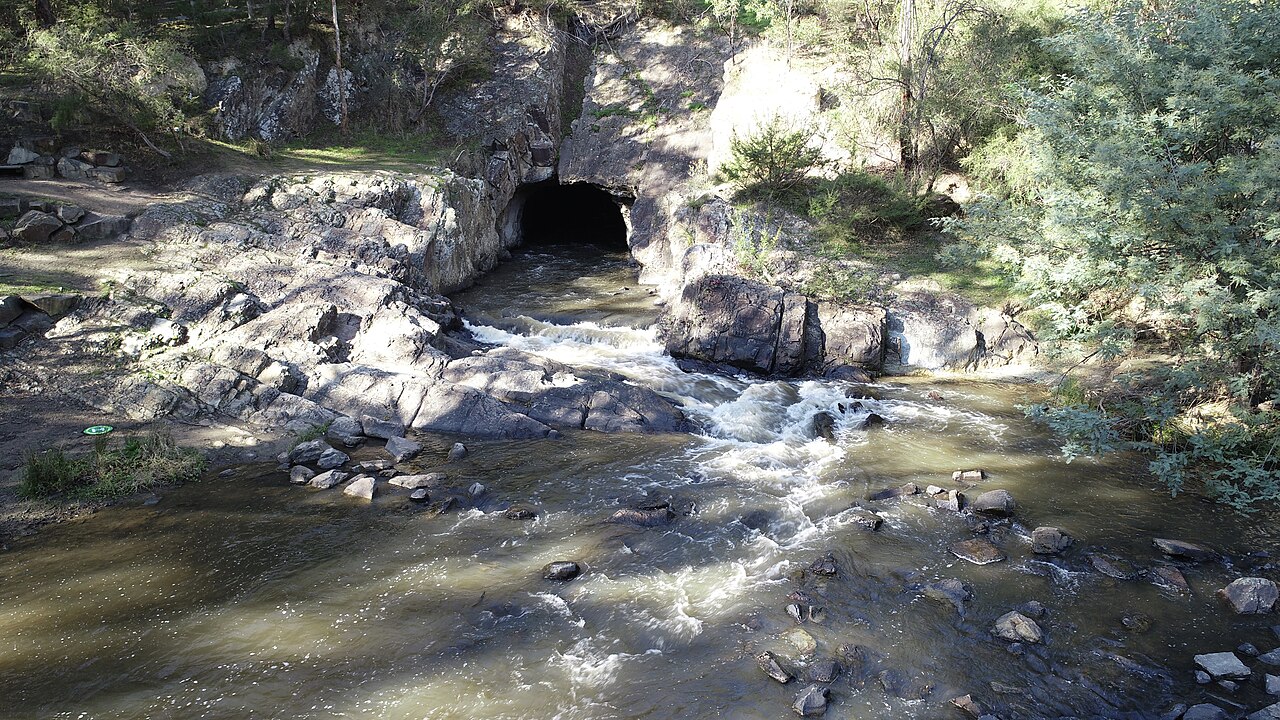 Pound Bend Tunnel exit at Warrandyte