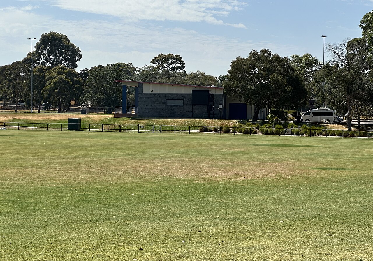 Open grass at Princes Park, Caulfield South