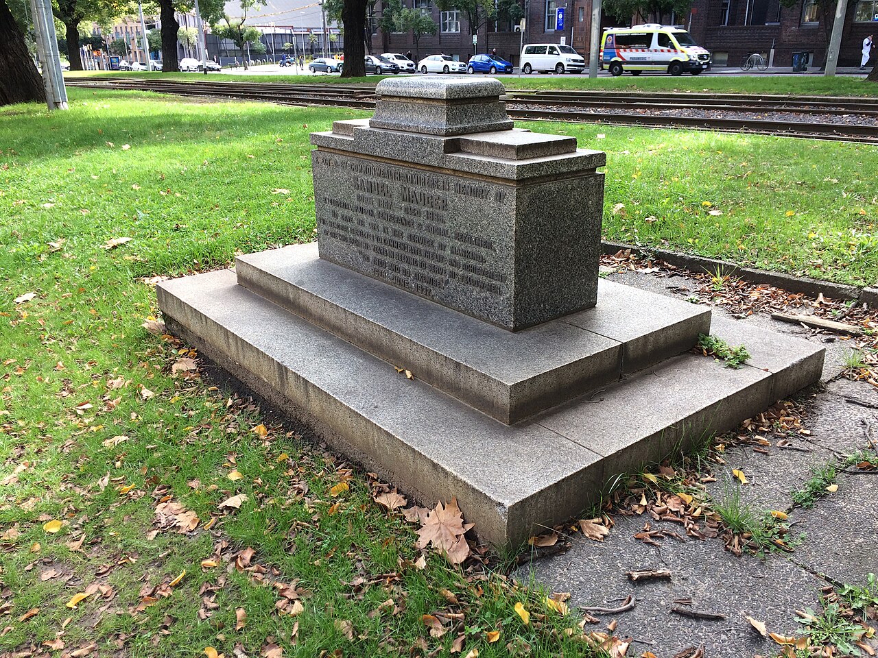 Samuel Mauger Monument on Victoria Parade