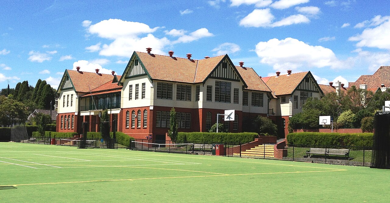 Scotch College Junior School across the playing field