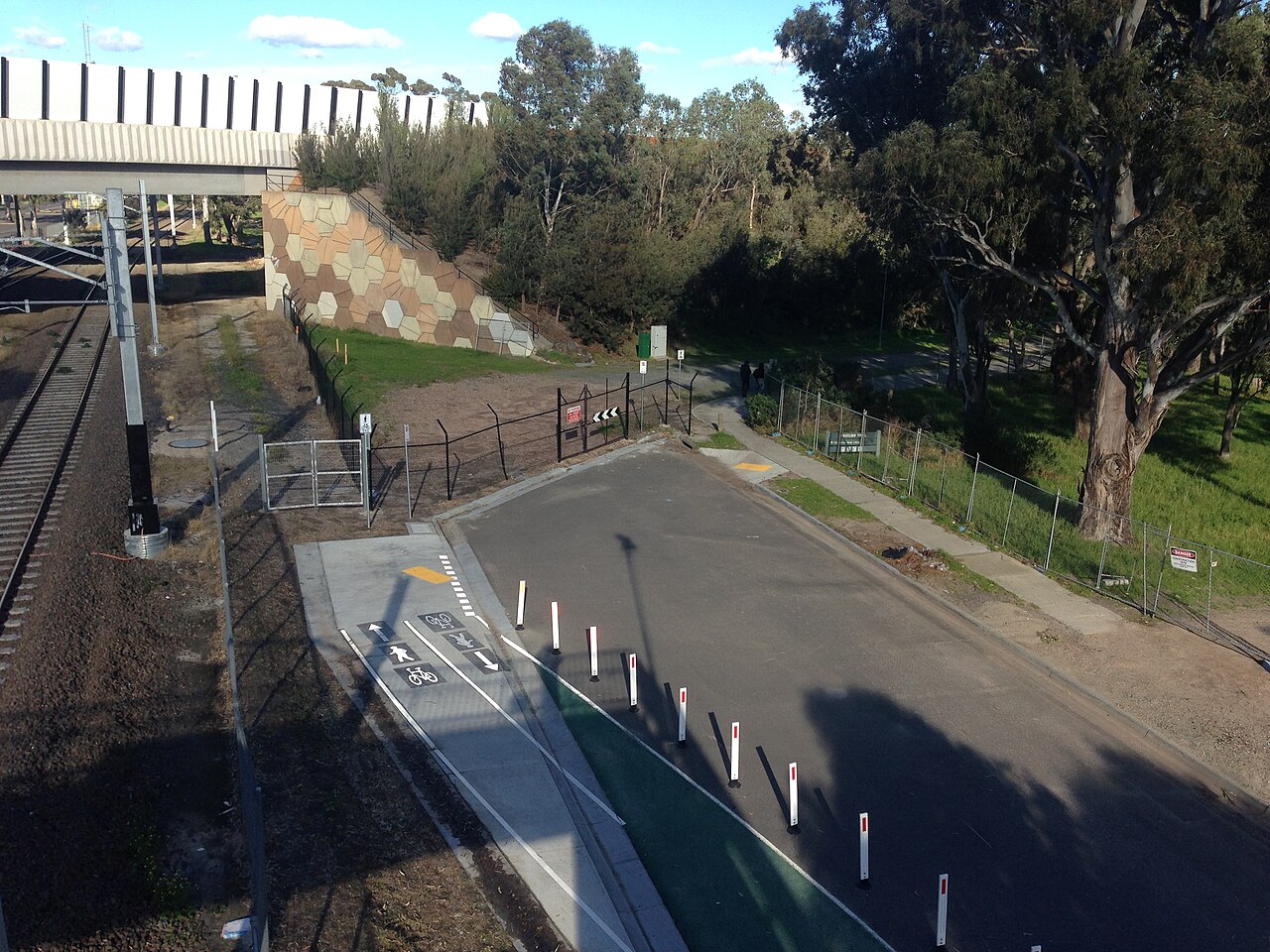 Southern end of the Djerring Trail at Yarraman