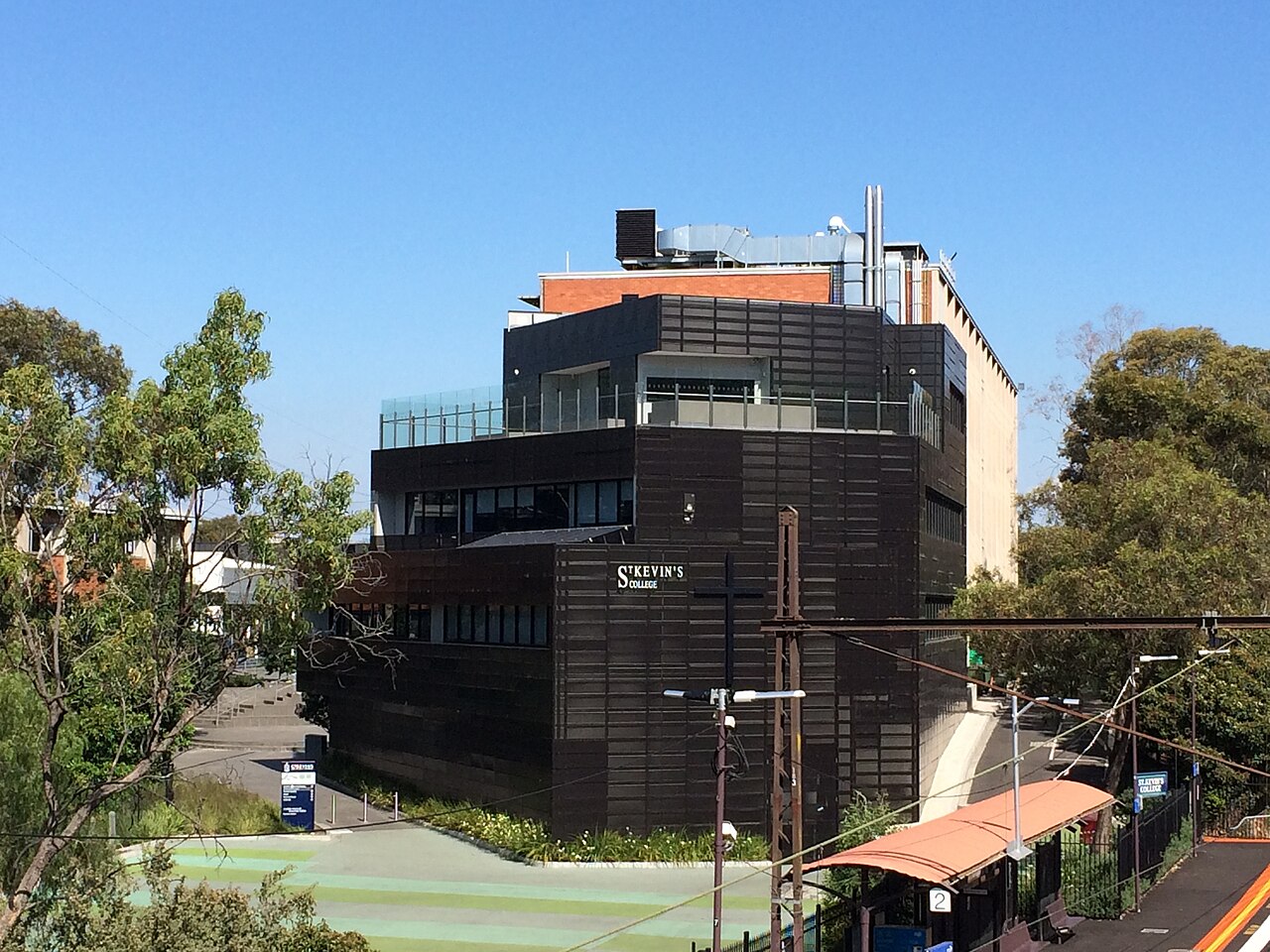 St Kevin's College building in Toorak
