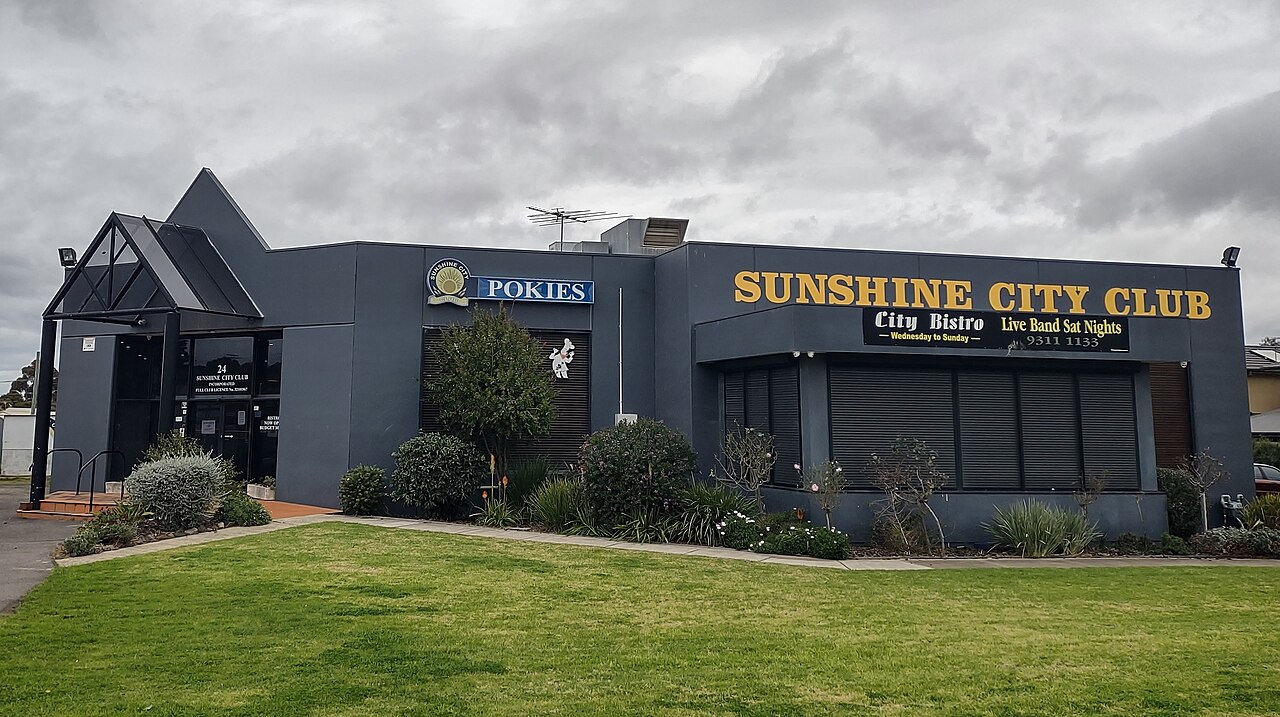 Sunshine City Club building and lawn