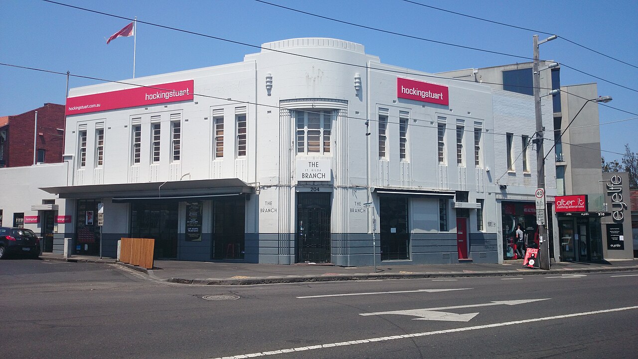The St Kilda Branch, a former state bank building