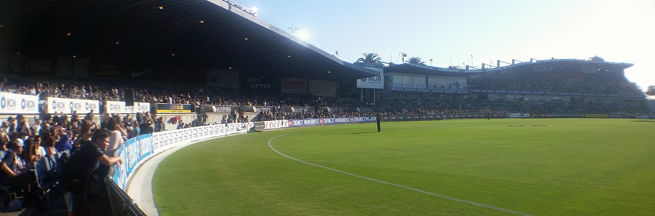 Two grandstands at Princes Park