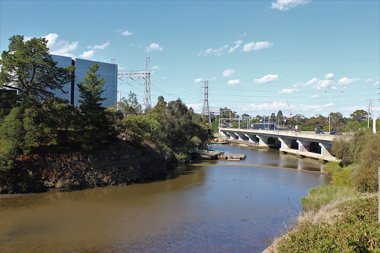 View of Burnley Harbour and the Yarra River