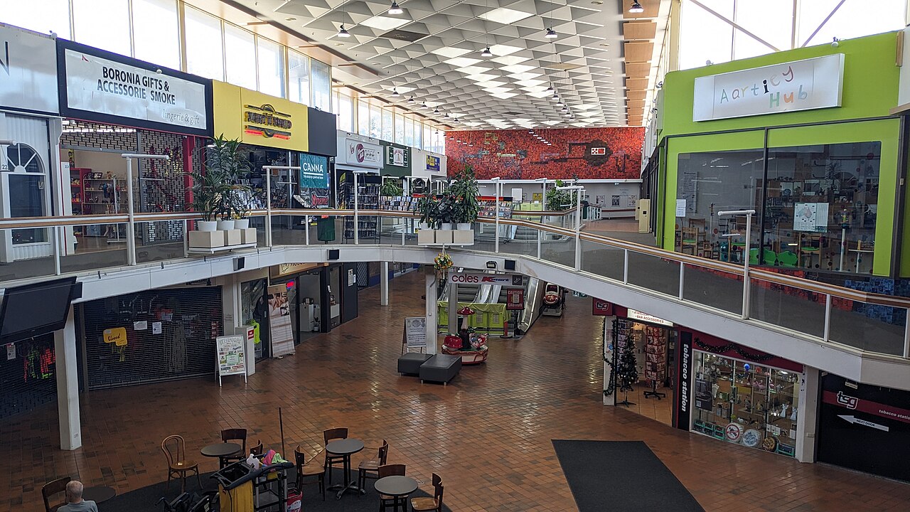 Main interior of The Mall Boronia