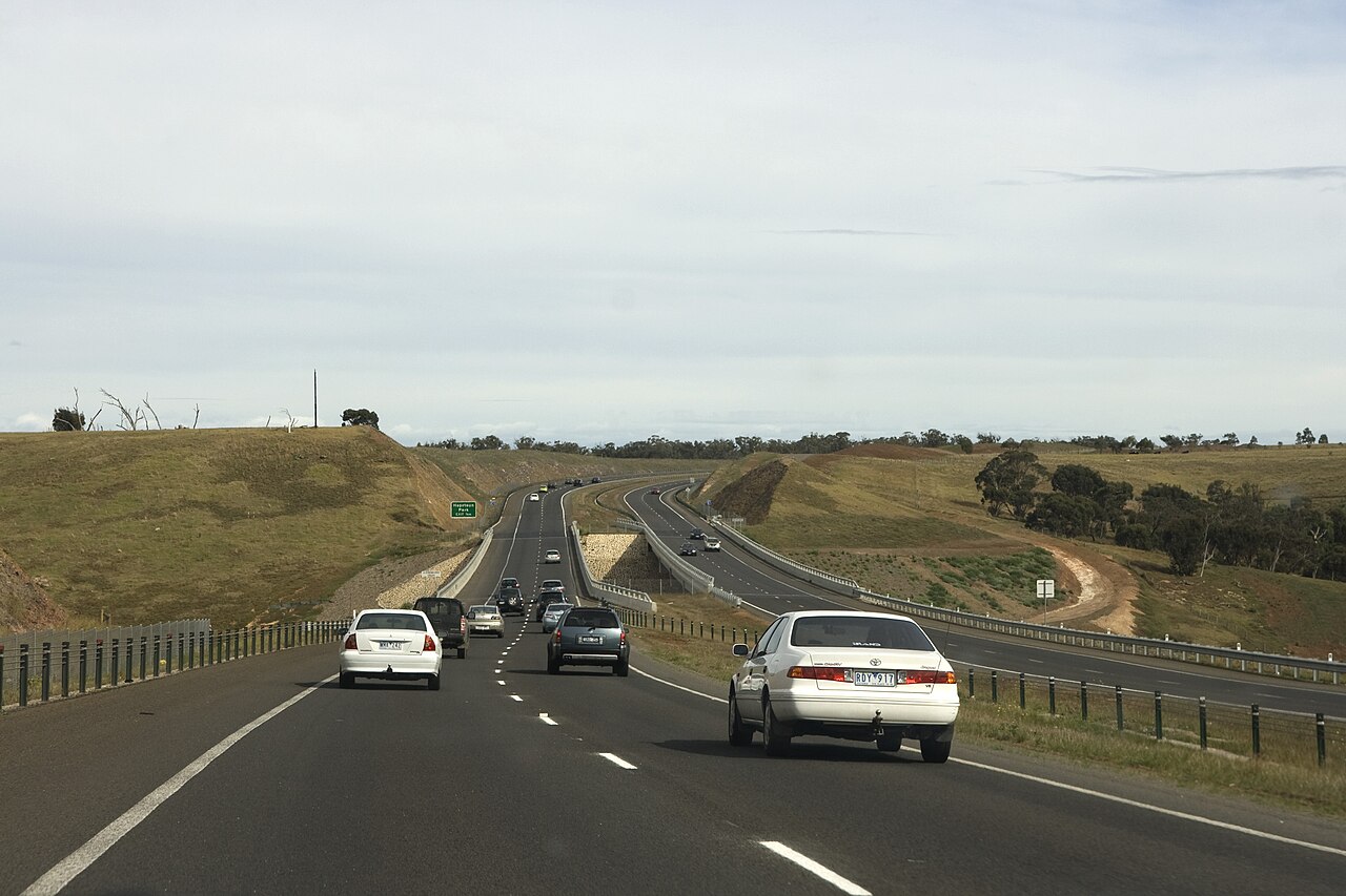 Western Freeway at Brookfield