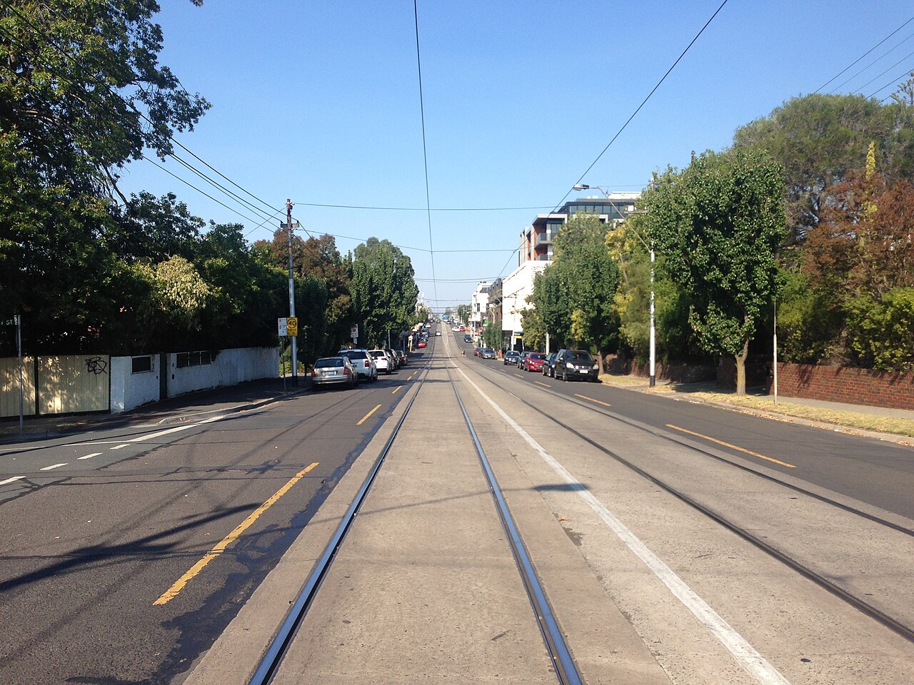 Whitehorse Road looking east, Balwyn