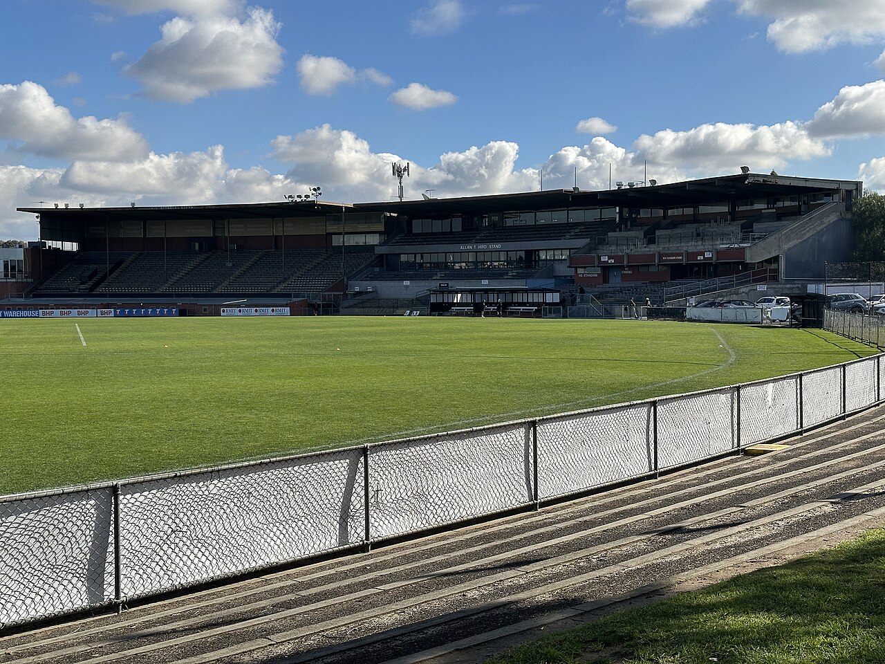 Windy Hill oval and grandstand