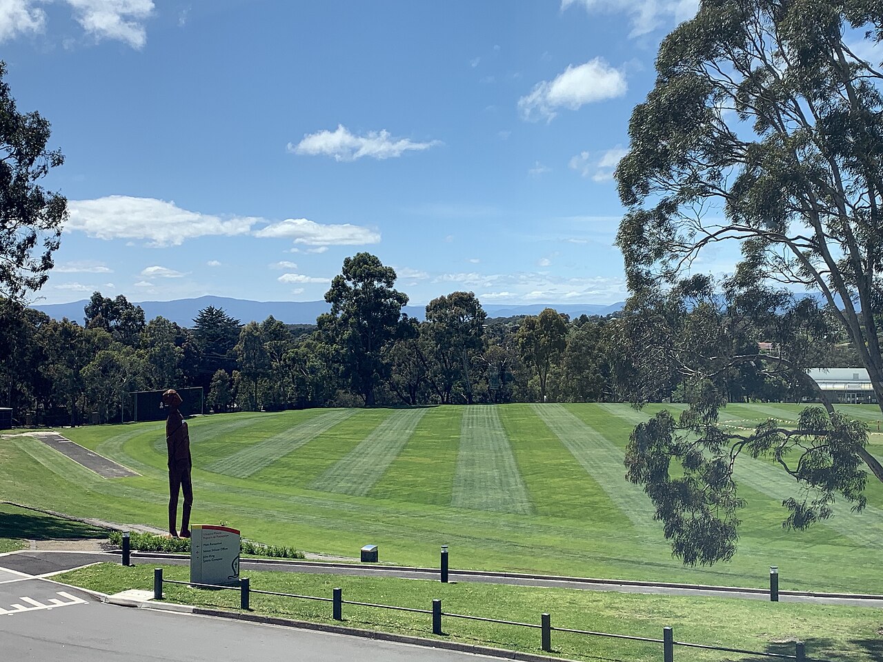 North sporting field at Yarra Valley Grammar