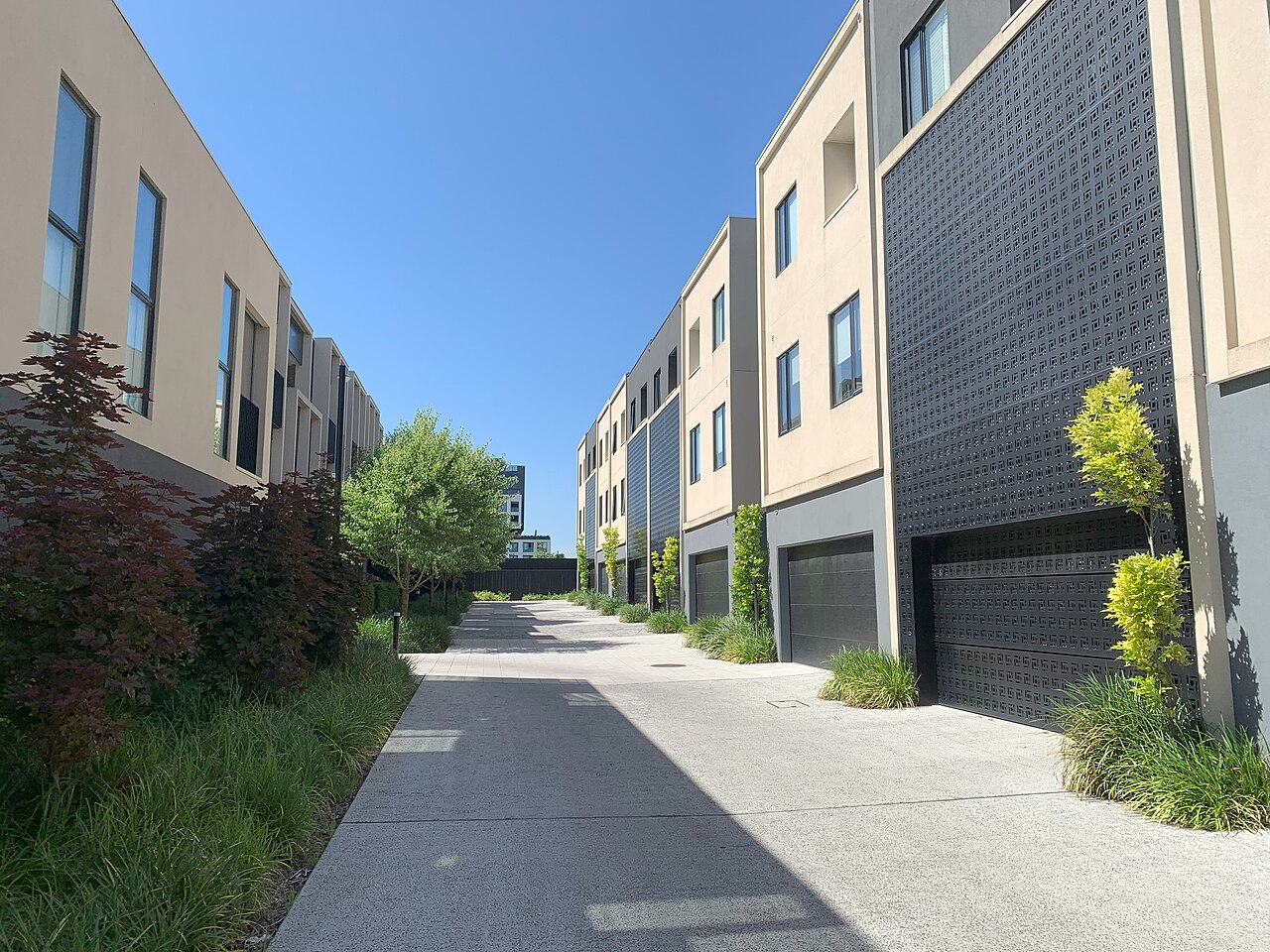 Townhouses along YarraBend Waller Lane